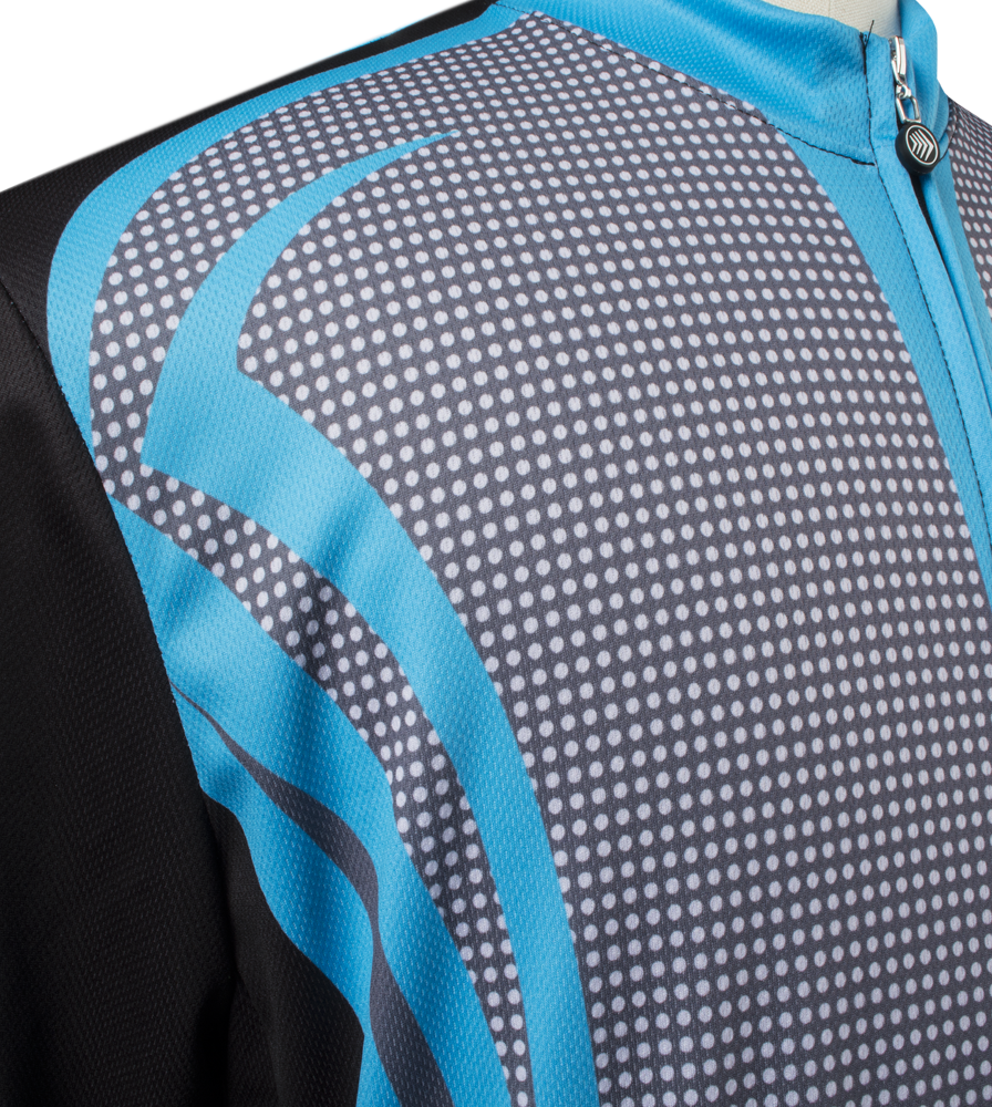 Aslan Big Man Sprint Style Cycling Jersey Gray USA Made