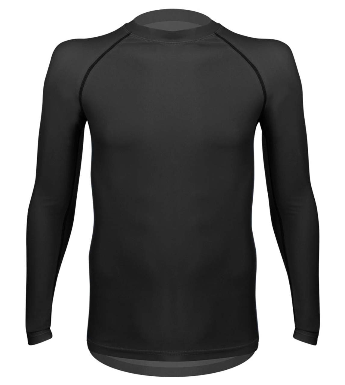 Long Sleeve Spandex Compression Base Layer in Black, Gray, and White