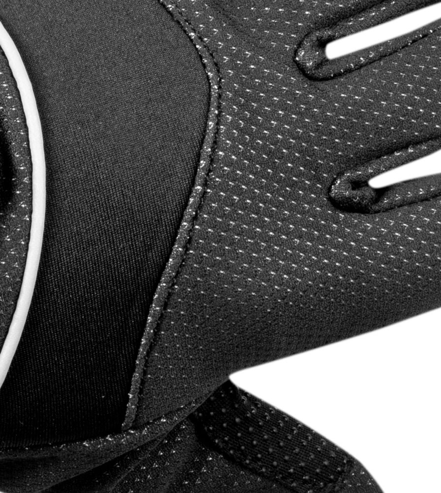 Windproof Thermal Reflective Full Finger Winter Cycling Gloves BLACK