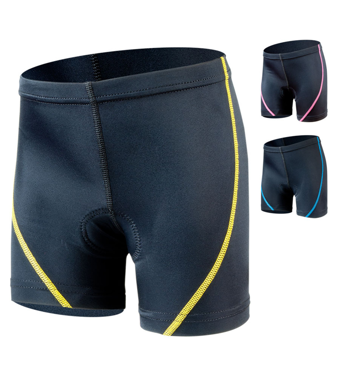 youth padded cycling shorts