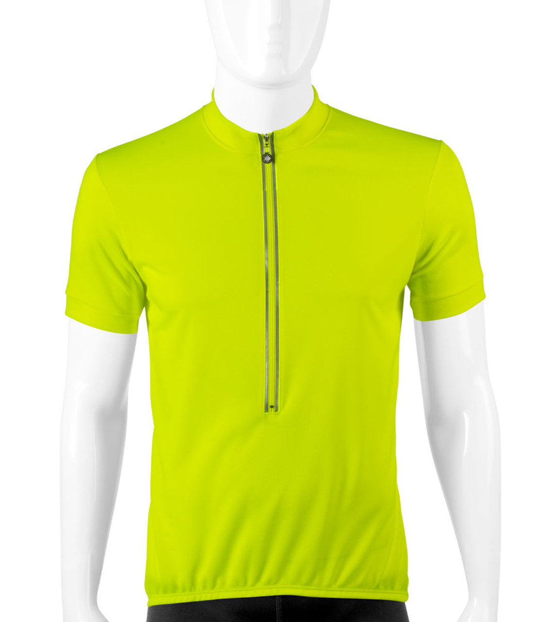 yellow cycling shirt