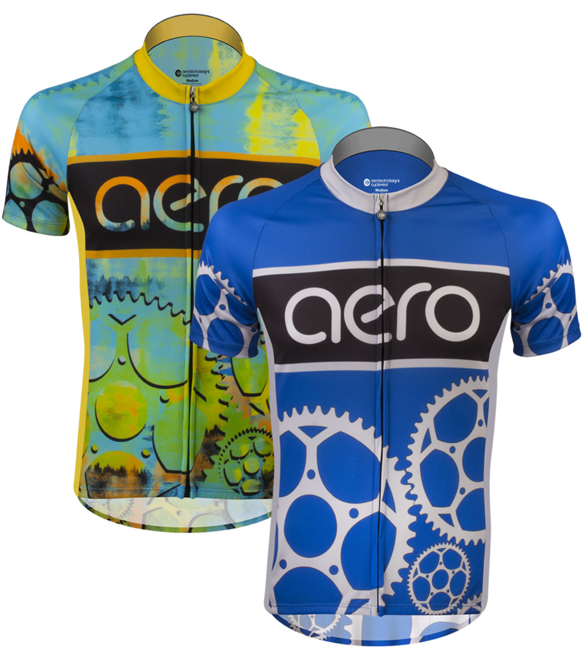 Big Man Printed Cycling Jersey Made In Usa Sprocket Man By Aero Tech