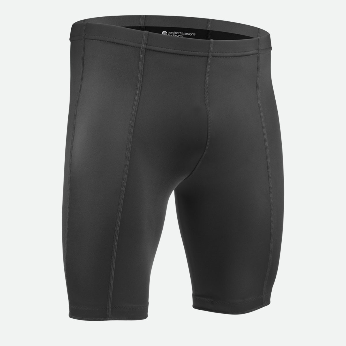 Men's Pro Compression Shorts Unpadded Panel Short BLACK