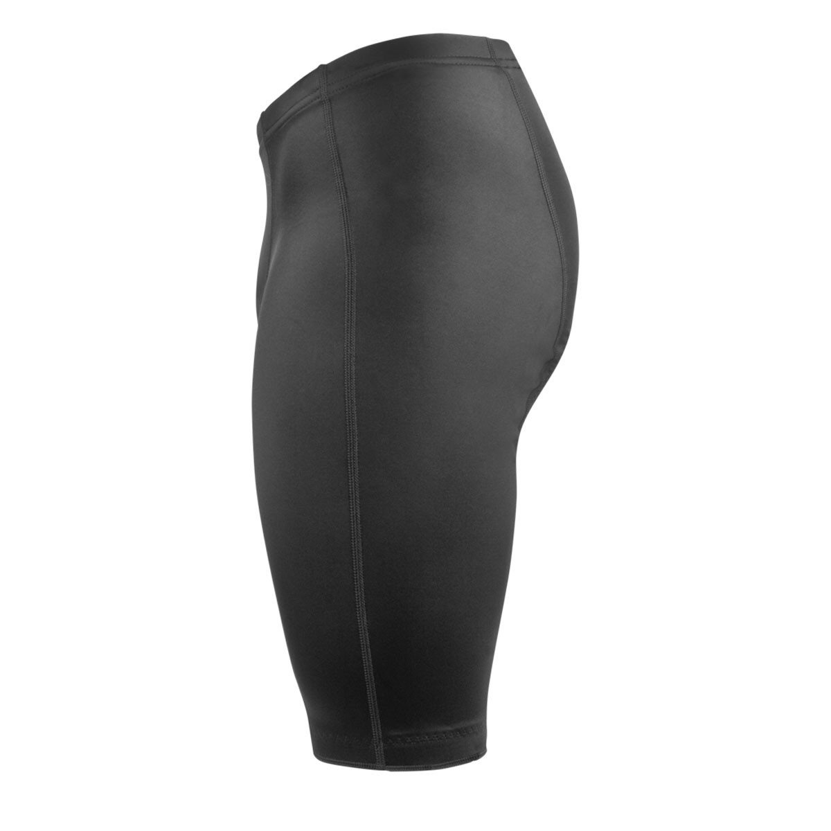 Men's Pro Compression Shorts Unpadded Panel Short BLACK