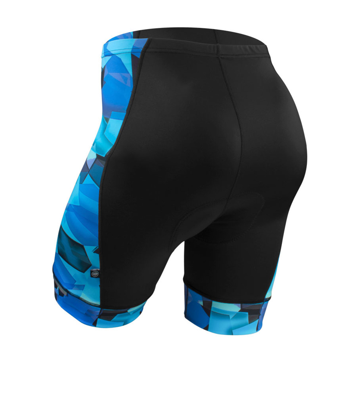 Women's Plus Size Padded Cycling Short - Blue Sea Glass Liddy Kit