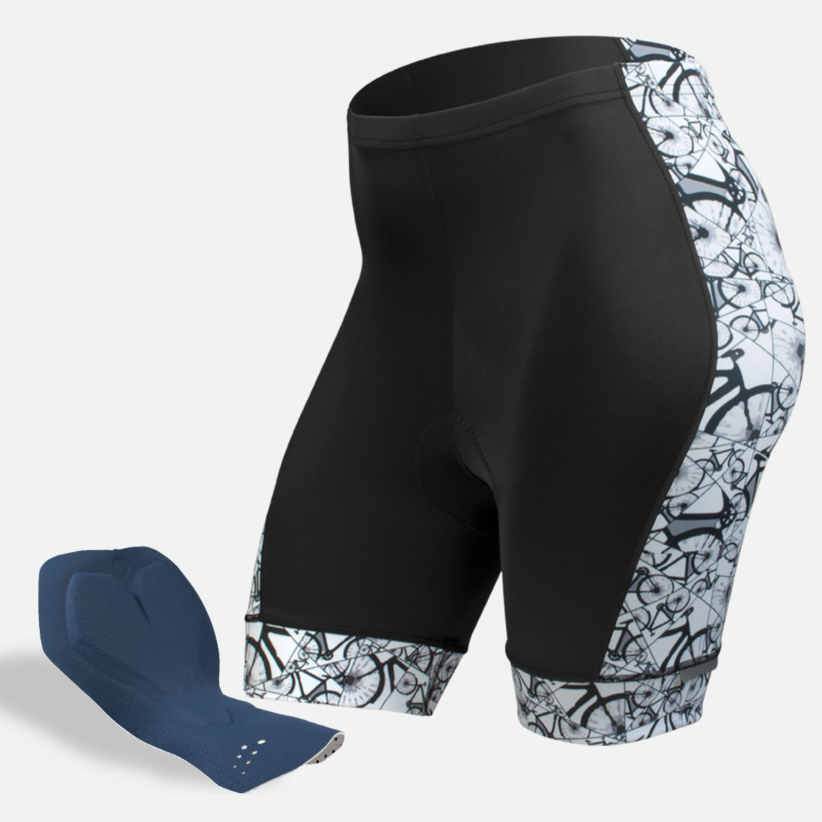 Women's Plus Size Padded Cycling Short Bike Utopia Liddy Riding Kit - Main Image