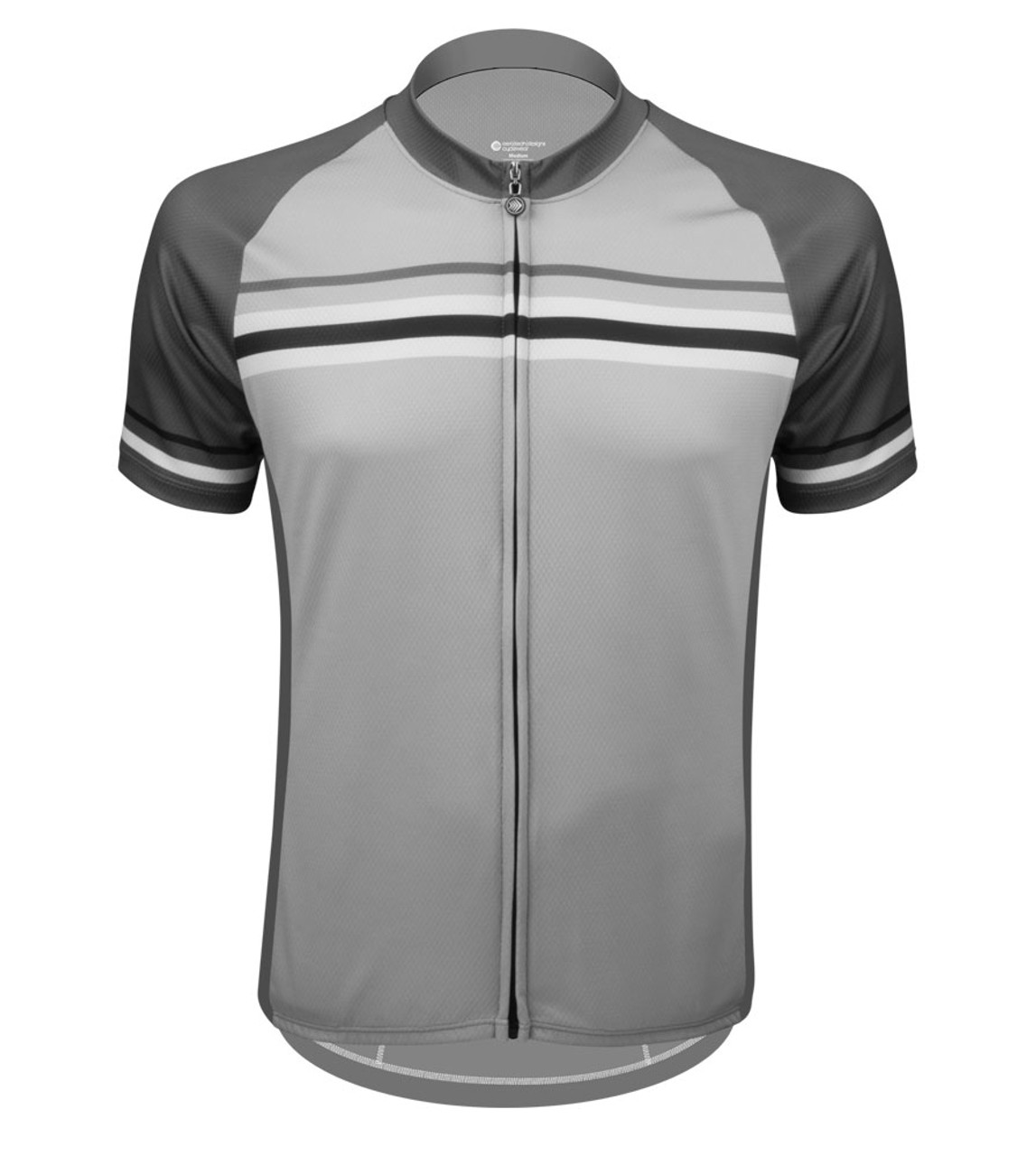 striped cycling jersey