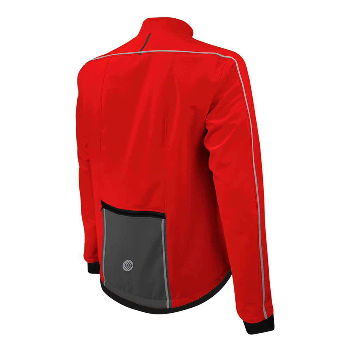 Men's USA Softshell Cycling Jacket - Quality Cold Weather Biking Coat