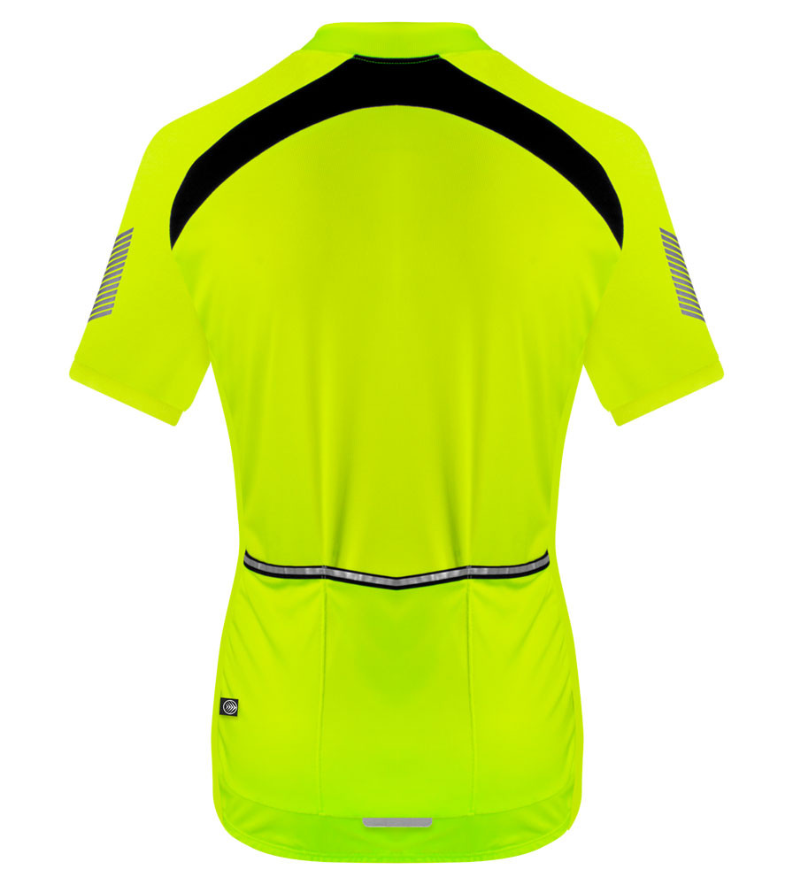 Tall Men's Elite Coolmax Cycling Jersey w 3M Reflectives Extra Long