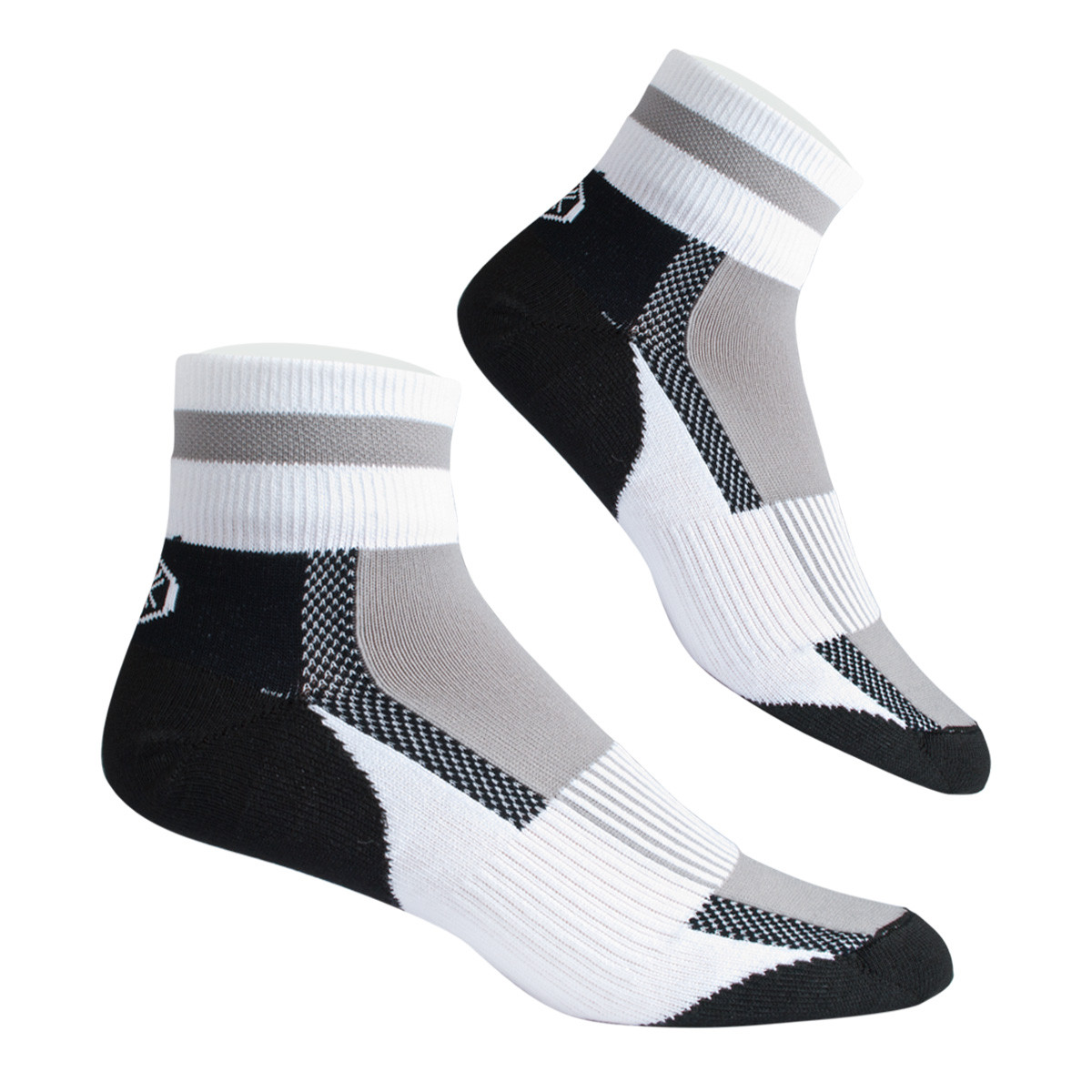 Aero Tech Coolmax Quarter Crew Socks Athletic Sock Made in USA - Main Image