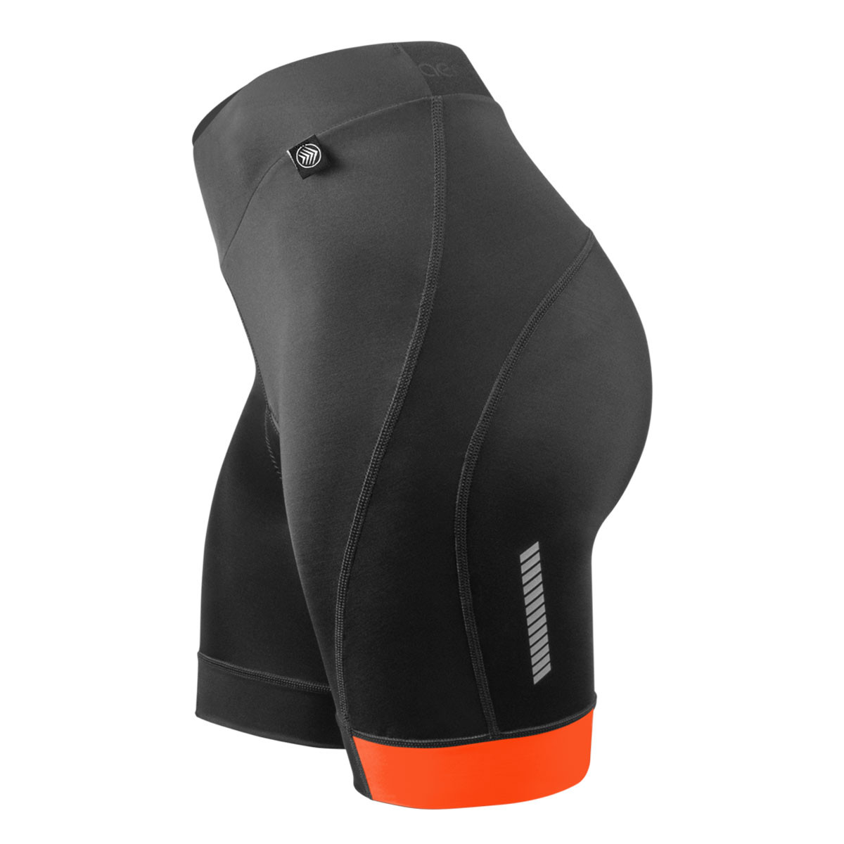 Women's Elite Long Distance Padded Bike Shorts with Reflective Trim