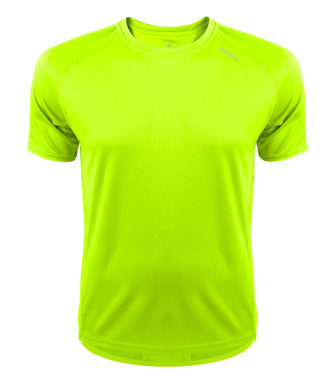 Men's Tech Performance Cycling Tee Shirt with Pocket and Reflective Trim