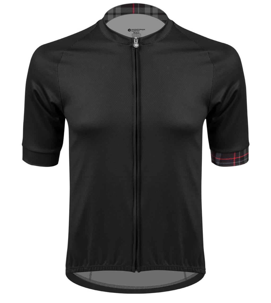 Men's Noir Black Peloton Cycling Jersey | Aero Tech Designs