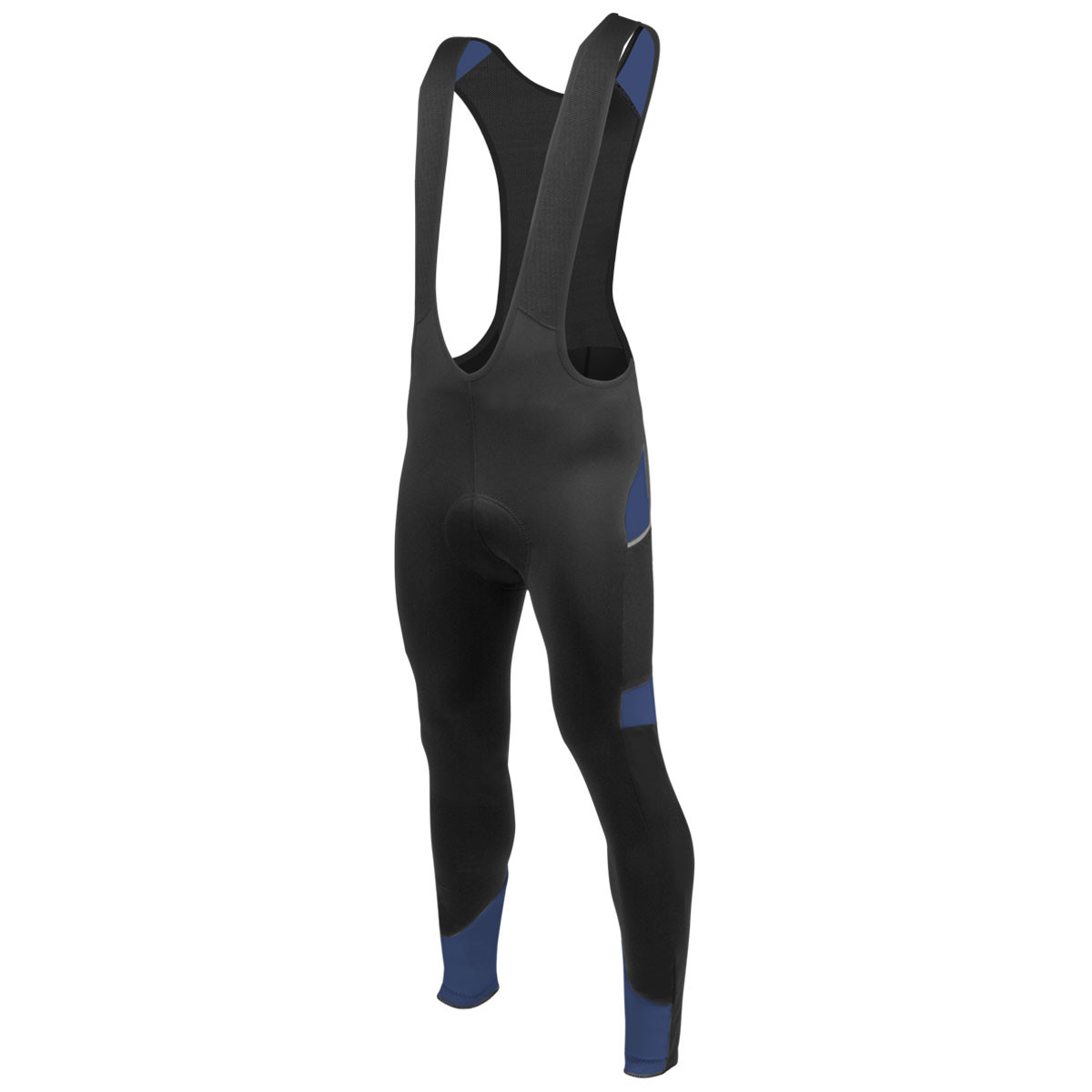Men's All Day Cycling Bib-Tights Fleece with Pockets and Reflective