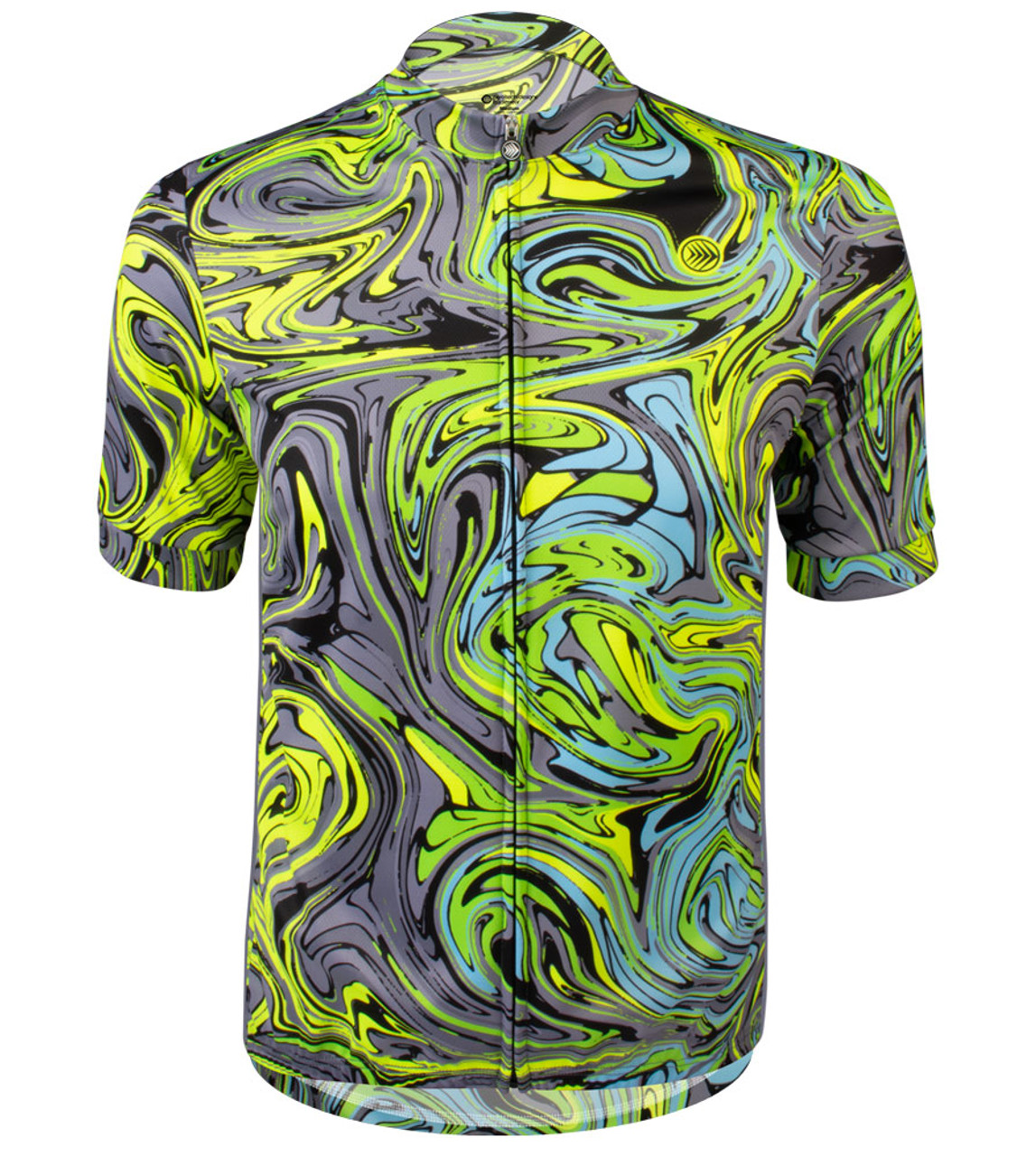Hydro Dip Cycling Jersey | Fluorescent Short Sleeve Hi-Viz Bike Jersey