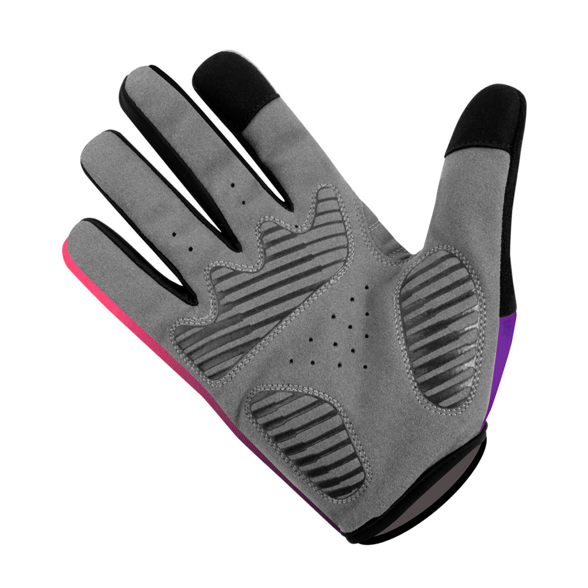Fade Full Finger Cycling Gloves Lightweight Padded Palm Bike Glove