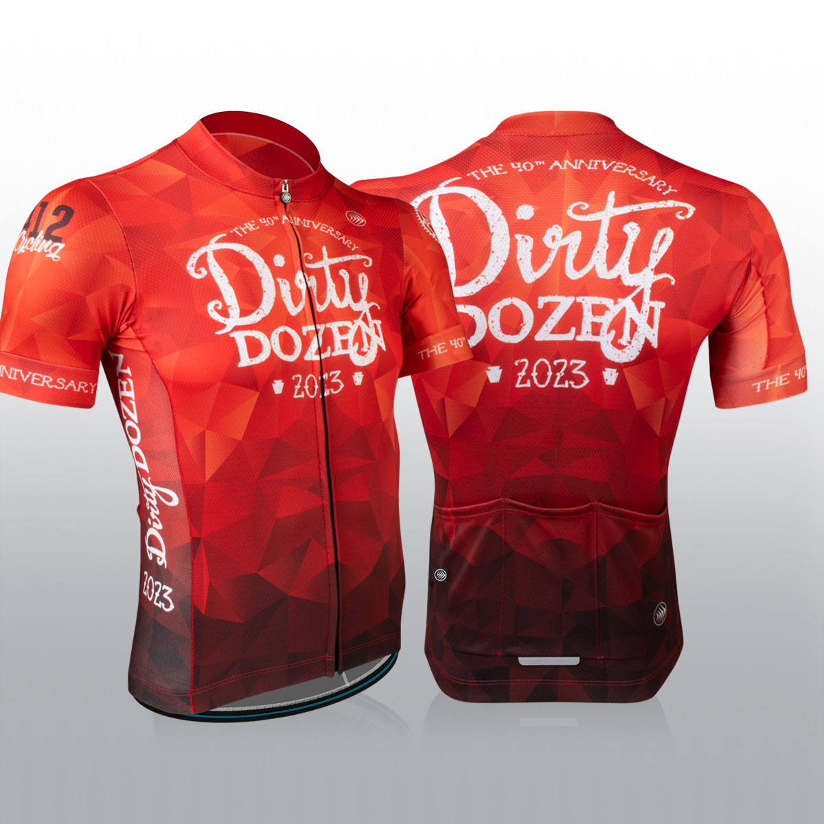 Official Dirty Dozen 2023 Cycling Jersey | Aero Tech Designs
