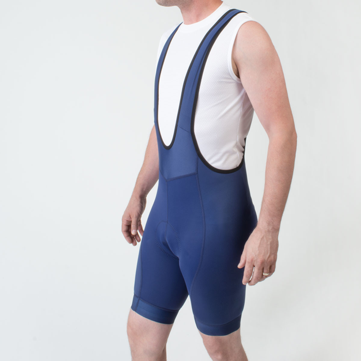Men's Navy Canyon Cycling Bib Shorts | Long Distance Padded Bib-shorts