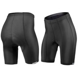 Women's Top Shelf Cycling Shorts with Chamois Pad Front and Back View
