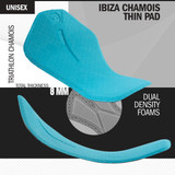 Triathlon Replacement Cycling Chamois Pad Inside View