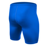 Men's USA Classic Royal Blue Compression Spandex Workout Shorts Back View Men's USA Classic Royal Blue Compression Spandex Workout Shorts Back View