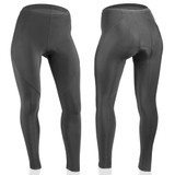 Women's Triumph Padded Cycling Tights Front and Back View Women's Triumph Padded Cycling Tights Front and Back View