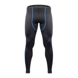 Men's Royal Blue Triumph Unpadded Compression Workout Tights Front View|royal|primary