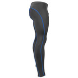 Men's Royal Blue Triumph Unpadded Compression Workout Tights Side View