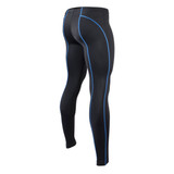 Men's Royal Blue Triumph Unpadded Compression Workout Tights Off Back View