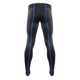 Men's Royal Blue Triumph Unpadded Compression Workout Tights Back View