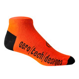 Aero Tech Orange Coolmax Made in USA Low Rise Cycling Socks|orange|primary Aero Tech Orange Coolmax Made in USA Low Rise Cycling Socks|orange|primary