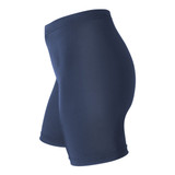 Women's Navy USA Classic Padded Bike Shorts Side View