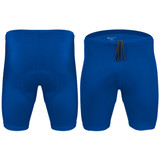 Blue Triathlon Shorts for men Front and Back View Blue Triathlon Shorts for men Front and Back View