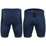 Navy Triathlon Shorts for men Front and Back View Navy Triathlon Shorts for men Front and Back View