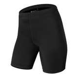 Women's Workout Fitness Black Spandex Shorts|black|primary