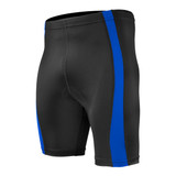 Men's Classic Padded Bike Shorts Royal Blue Front View Men's Classic Padded Bike Shorts Royal Blue Front View