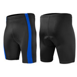 Men's Classic Padded Bike Shorts Royal Blue Front and Back View Men's Classic Padded Bike Shorts Royal Blue Front and Back View