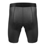 Men's Support Liner Short Black and Ruby Chamois Pad Back View Men's Support Liner Short Black and Ruby Chamois Pad Back View