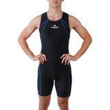 Men's Black Triathlon Suit Model View Men's Black Triathlon Suit Model View