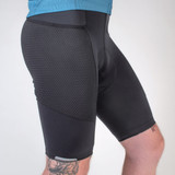Gel touring bib short on model side Gel touring bib short on model side