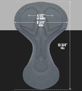 Men's Elite Replacement Cycling Chamois Pad Dimensions