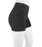 Women's Fit Short Inseam Unpadded Cycling Shorts Side View