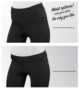 Women's Fit Short Inseam Unpadded Cycling Short Waist Band Detail Women's Fit Short Inseam Unpadded Cycling Short Waist Band Detail