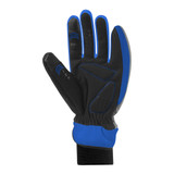 Royal Blue Full Finger Padded Cycling Gloves Back View Royal Blue Full Finger Padded Cycling Gloves Back View