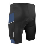 Men's All Day Padded Cycling Shorts in Navy Blue Off Back View Men's All Day Padded Cycling Shorts in Navy Blue Off Back View
