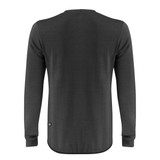 Aero Tech Men's Merino Wool Base Layer in Charcoal Back View Aero Tech Men's Merino Wool Base Layer in Charcoal Back View