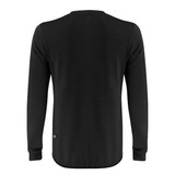 Aero Tech Men's Merino Wool Base Layer in Black Back View Aero Tech Men's Merino Wool Base Layer in Black Back View