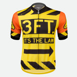 Safety Cycling Jersey with High Visibility colors 3 Feet, it's the law Safety Cycling Jersey with High Visibility colors 3 Feet, it's the law
