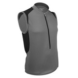 Men's Charcoal PRO Sleeveless USA Cycling Jersey Off Front View Men's Charcoal PRO Sleeveless USA Cycling Jersey Off Front View