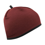 Rust Merino Wool Cycling Beanie Right Side View